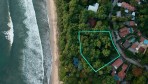 10541-Autre photo aérienne du terrain avec la mer à quelques pas