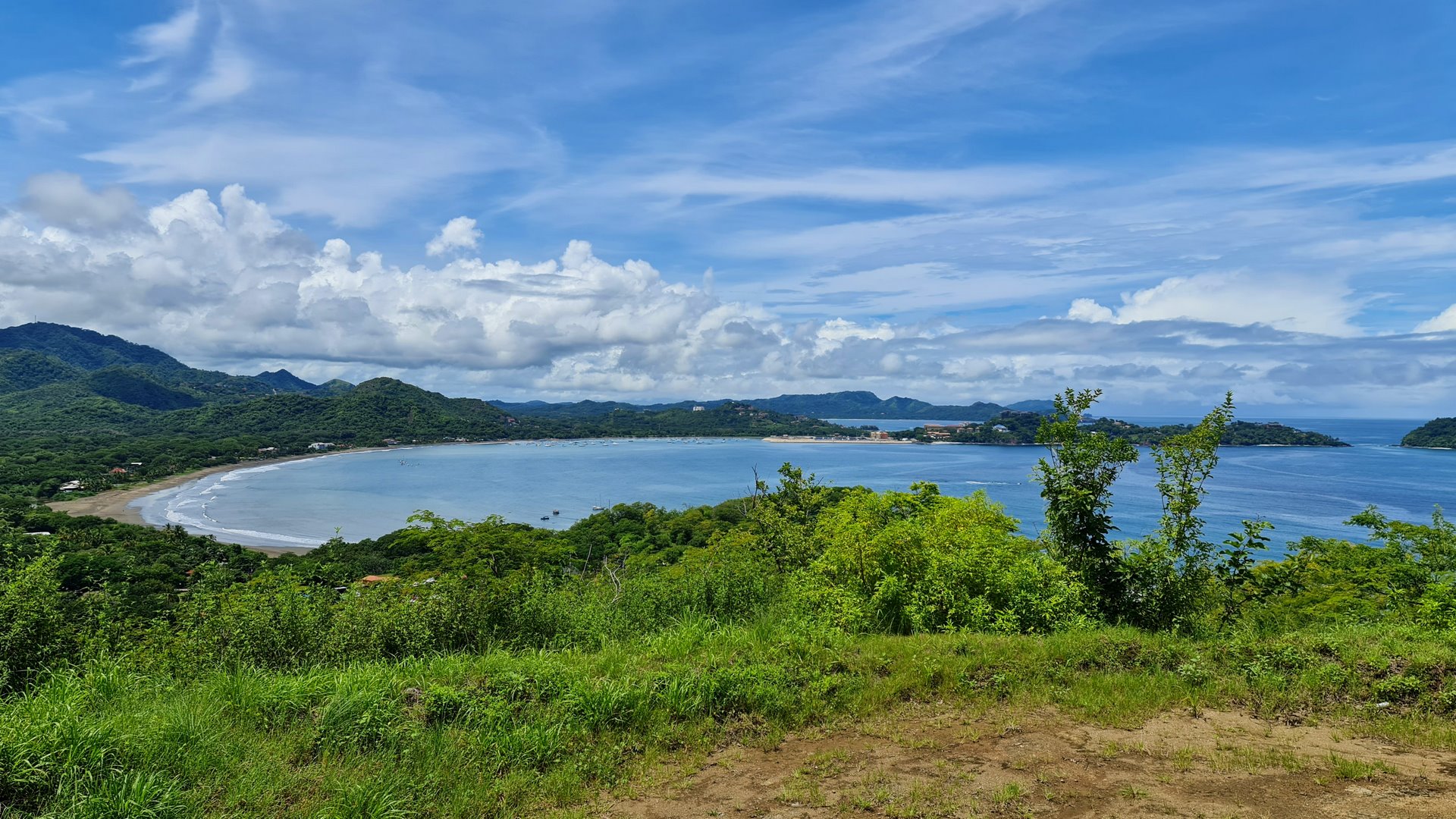 10076-Ocean view from the large land for sale in Potrero, Costa Rica