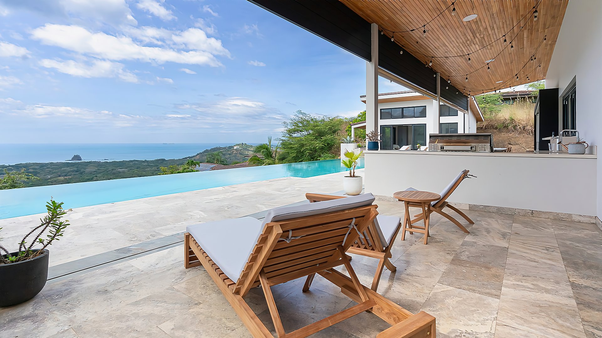 11533-The ocean views from the home for sale in a gated community in Costa Rica