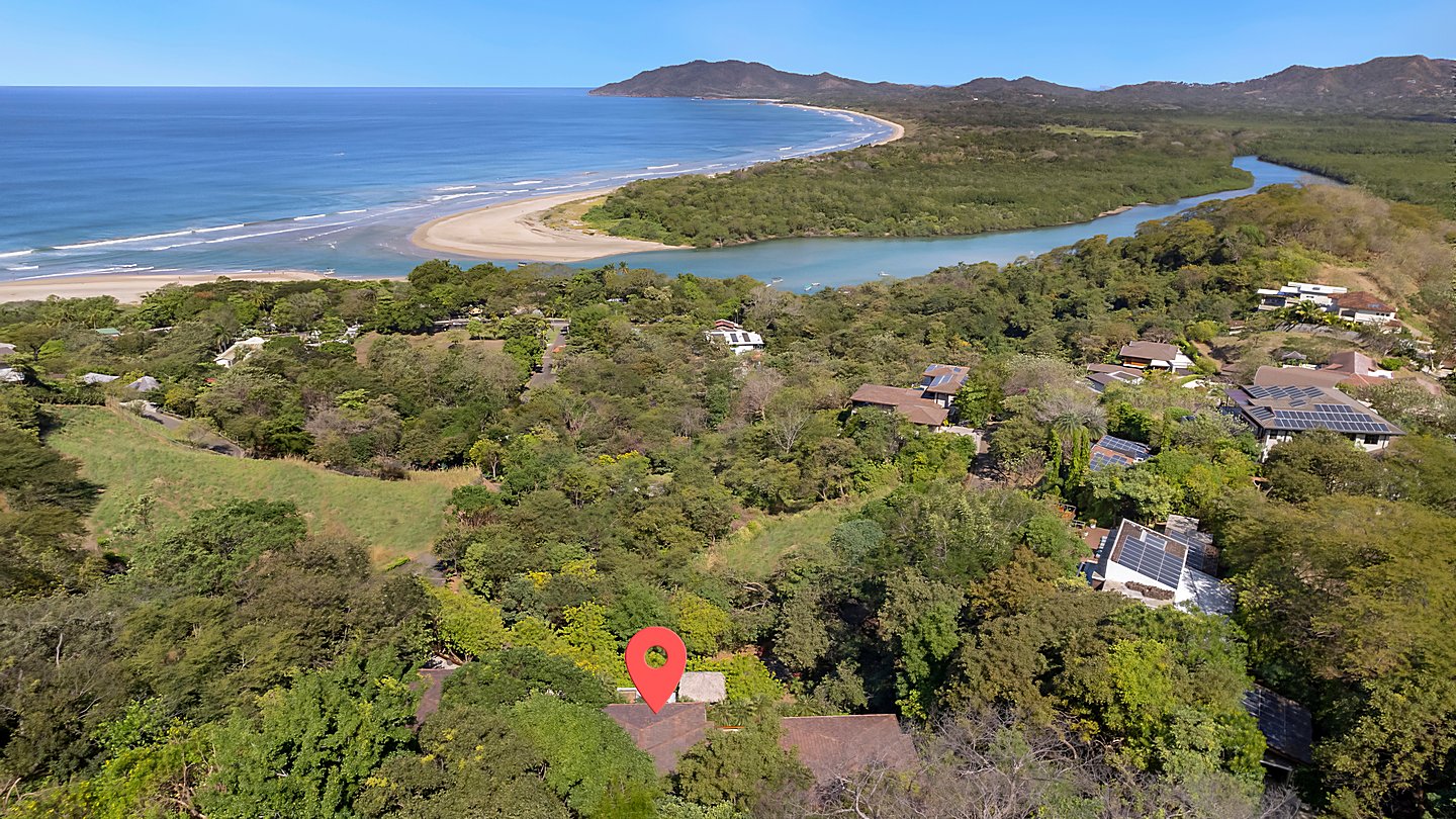 11630-Aerial view of the gated community within close proximity of the ocean