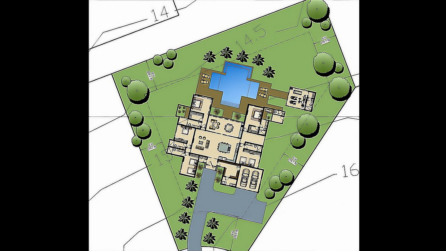 12411-Example of a building project on the lot