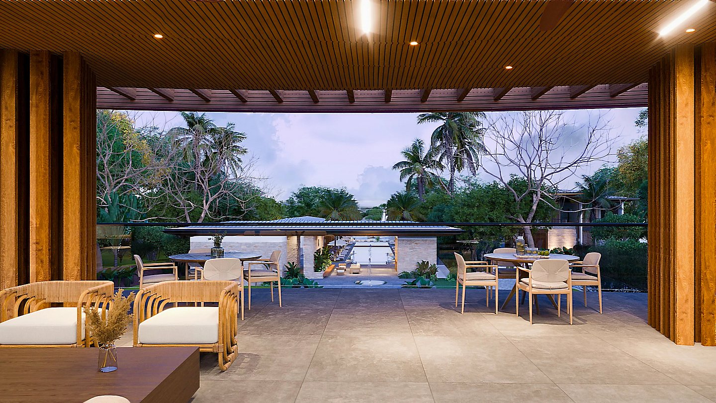 12419-The beach club with view on the pool