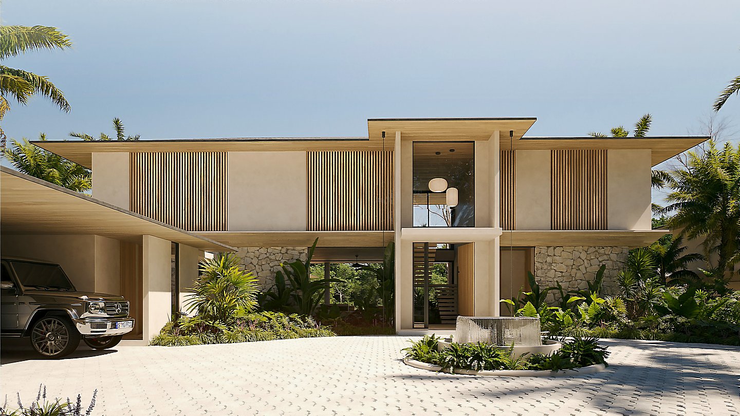 12447-The front side of villa 2