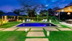 9637-The swimming pool of the attractive home near Tamarindo in the middle of a green island