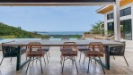 11541-The outdoor dining area with ocean views