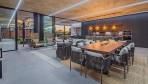 12295-The dining area with an open-plan kitchen