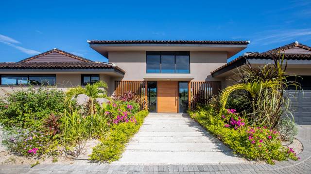 In the highly desirable community of Hacienda Pinilla, three-bedroom home for sale with golf views...