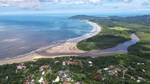 Lot for sale with superb ocean views in the most desirable gated community of Tamarindo.