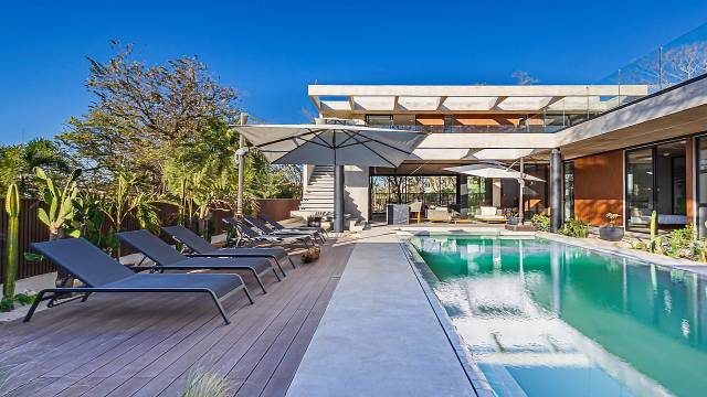 In Langosta, six-bedroom home for sale within about 110 yards of the beach...