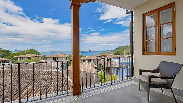 In Las Catalinas, two-bedroom condo for sale with ocean views.